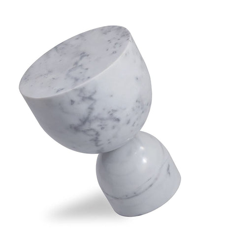 Pénélope Side Table - White Marble-1