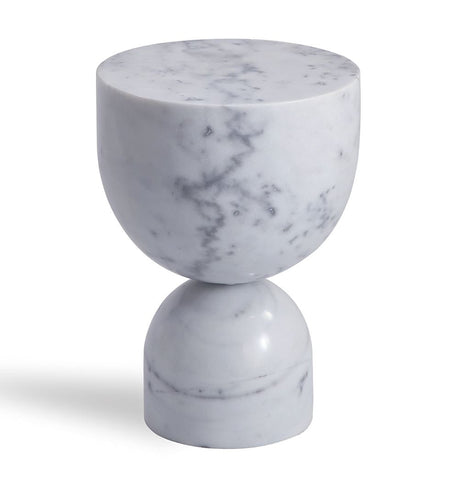 Pénélope Side Table - White Marble-0