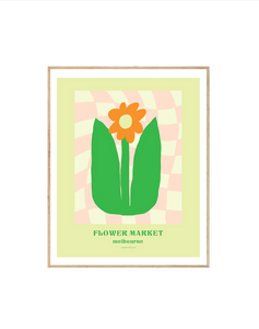 Retro Flower Market 45-0