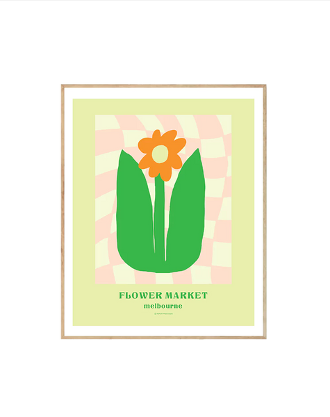 Retro Flower Market 45-0