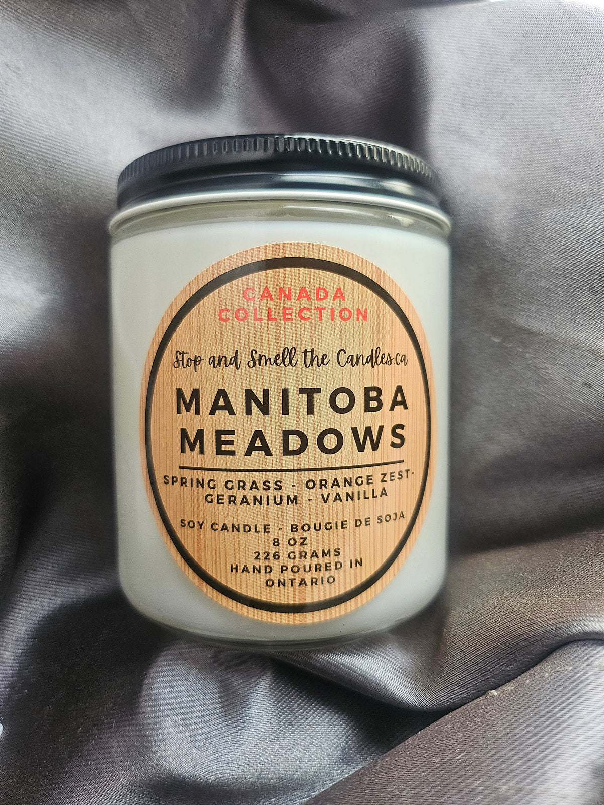 Manitoba Meadows 8oz soy candle