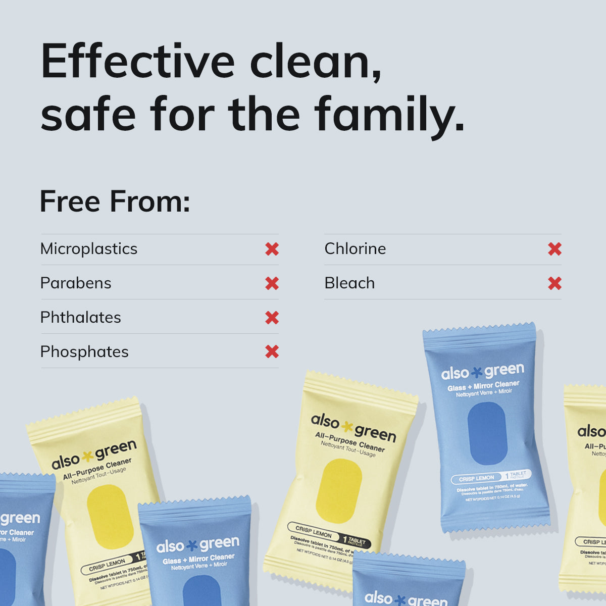 Glass + Mirror Cleaner Spray Kit