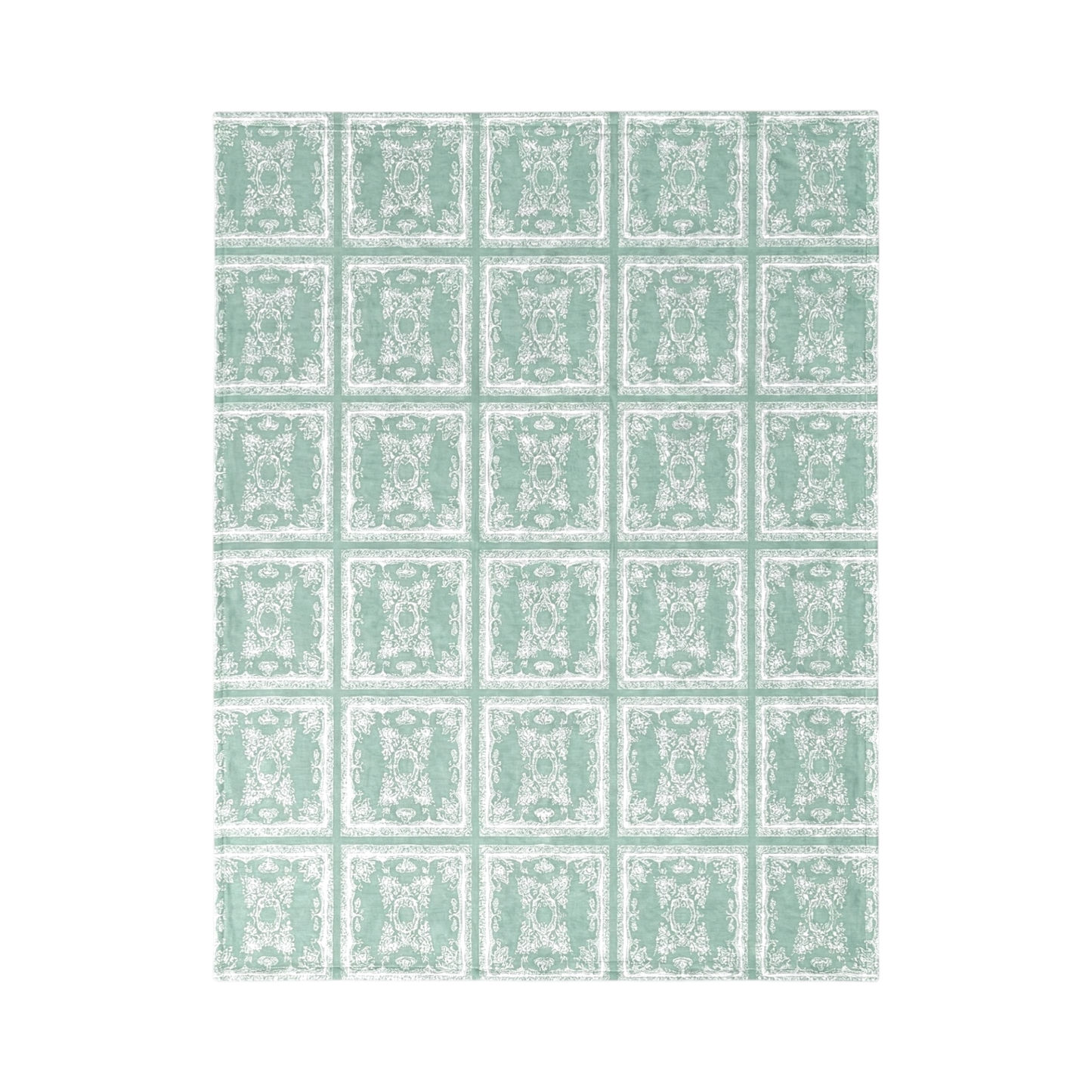 Lemon Tree Stone Washed Cotton Reversible Throw Blanket - Green