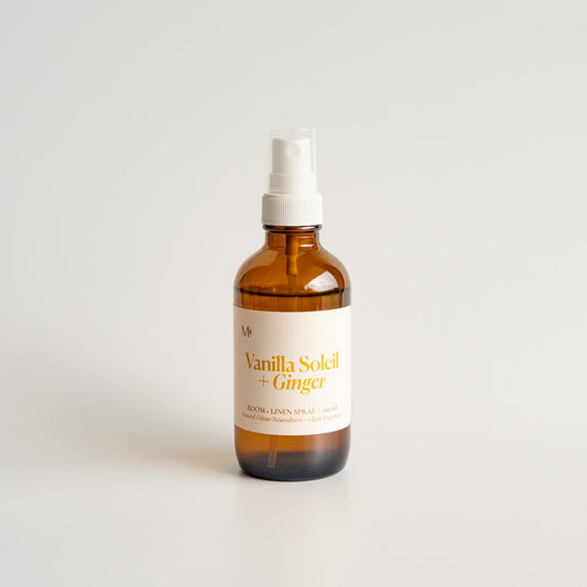Vanilla Soleil + Ginger Room and Linen Spray