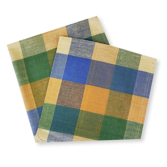 Lemon Tree Wheatgrass Cloth Napkin - Set of 4