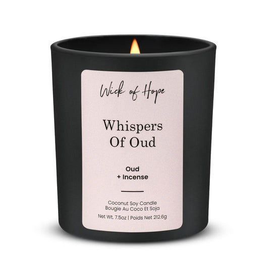Whispers of Oud Candle | Oud + Incense