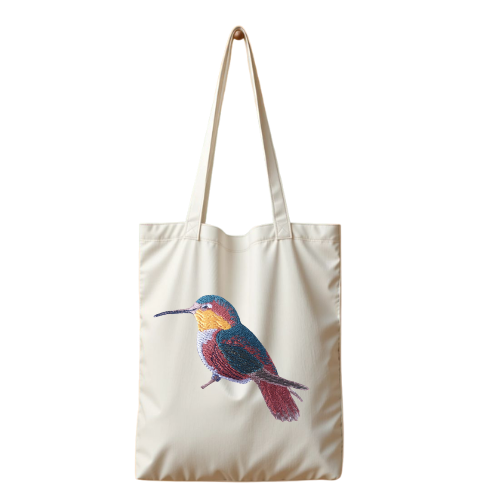 Canvas Tote - Humming Bird