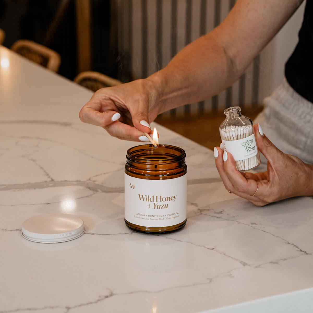 Wild Honey + Yuzu Candle
