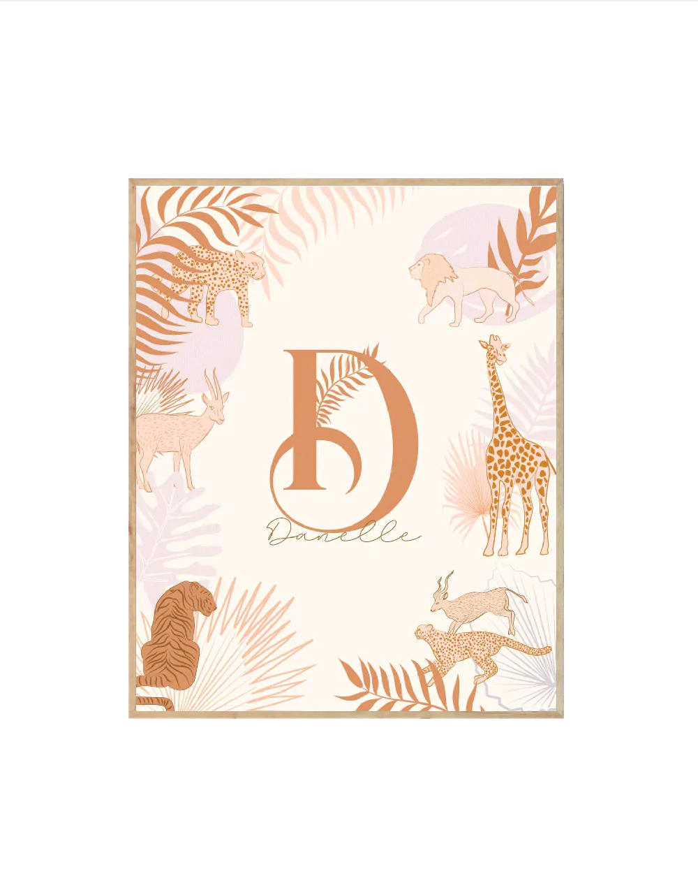 Wild World Personalised Initial-0