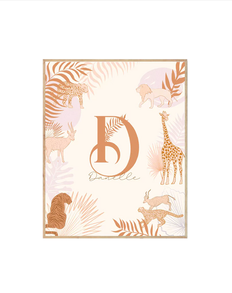 Wild World Personalised Initial-0