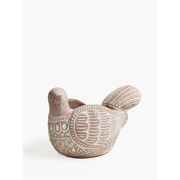 Terracotta Pot - Turtle Dove