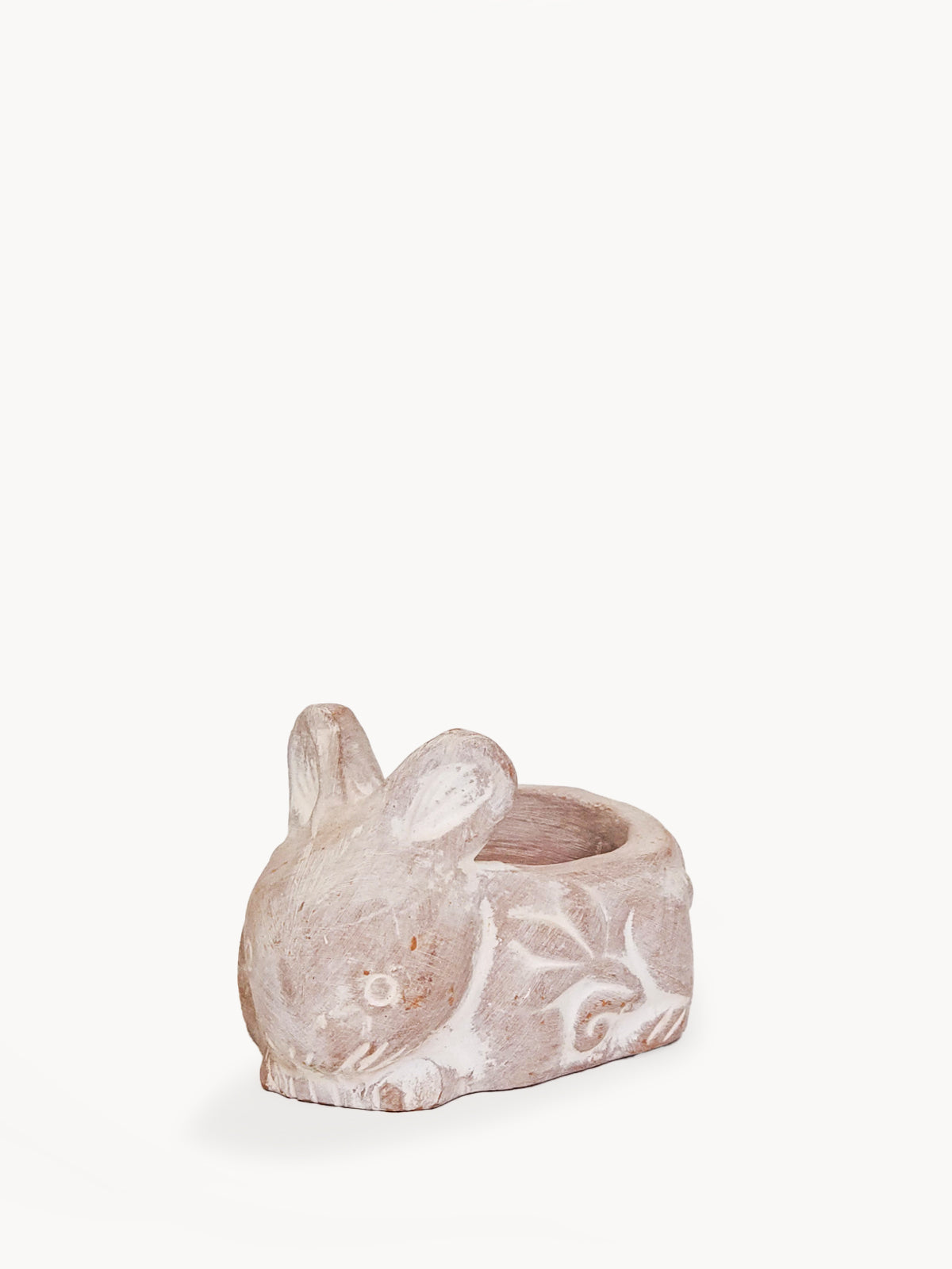 Terracotta Tea Light Candle Holder - Rabbit