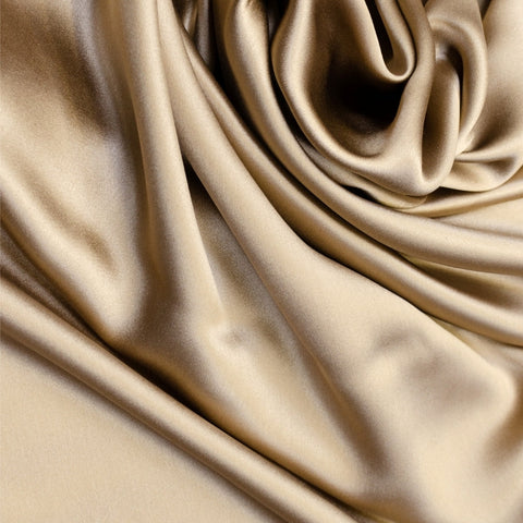 Silk Pillowcase with Envelope Closure - King - Beige-5