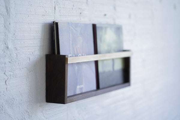 Modern Magazine & Vinyl Wall Rack