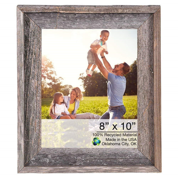 8" x 10" Natural Weathered Gray Picture Frame