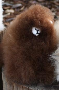 6" Standing Alpaca Fur Toy