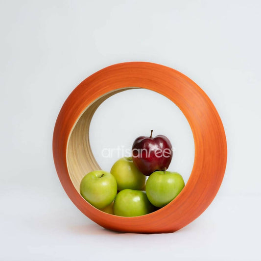 Bamboo Fruits Storage Basket | Gift Basket | Floral Arrangement | Home Organizer