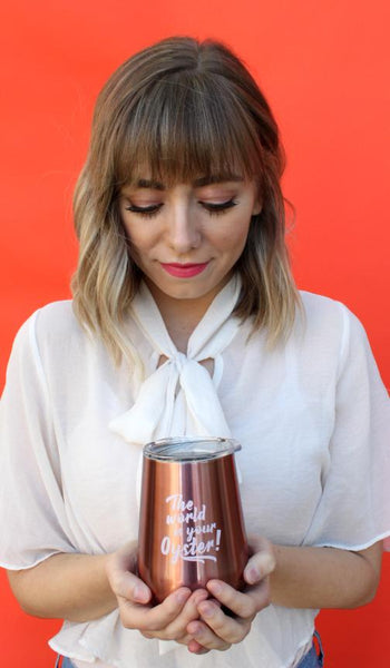 Wine Tumbler | Rose Gold