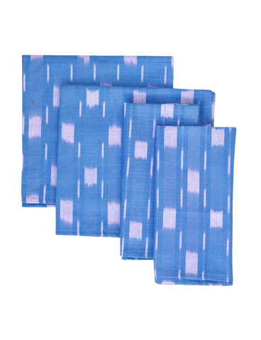 Cloth Napkins- Playful Blue - Set of 4