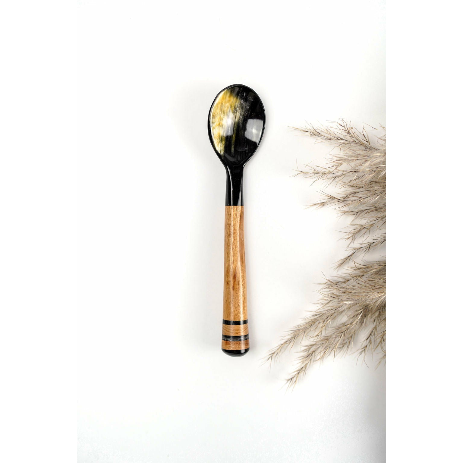 Wood and Horn Spoon