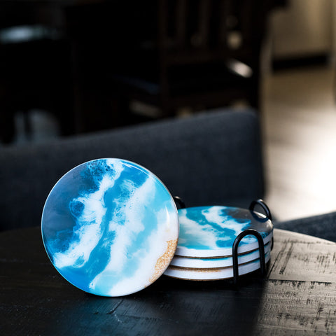 Ceramic Resin Coasters