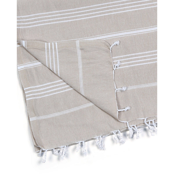Pure Series Sustainable Turkish Towel - Beige