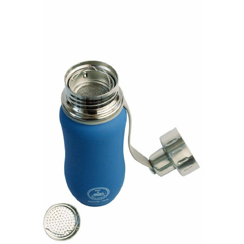Botella de agua fría/caliente con triple aislamiento "Azul eléctrico" de 350 ml 