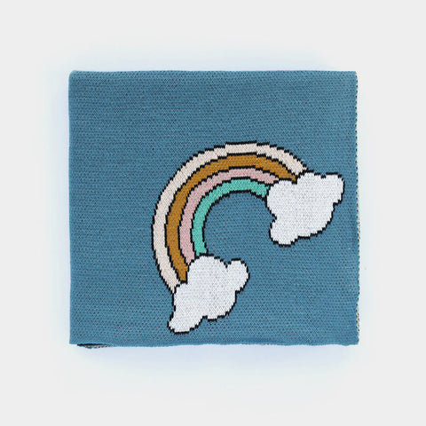 Cotton Baby Blanket - Rainbow