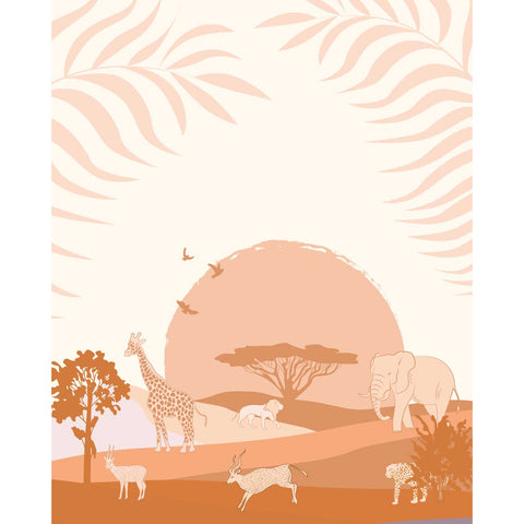 Safari al amanecer en el mundo salvaje 