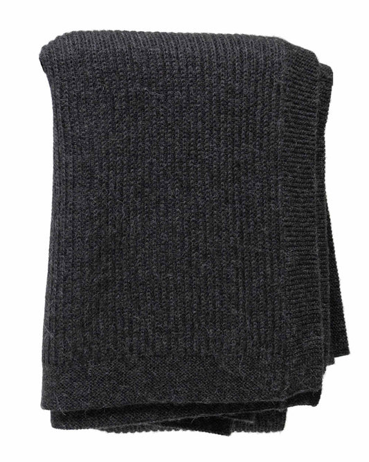 Heavy Alpaca Blanket / CARBON