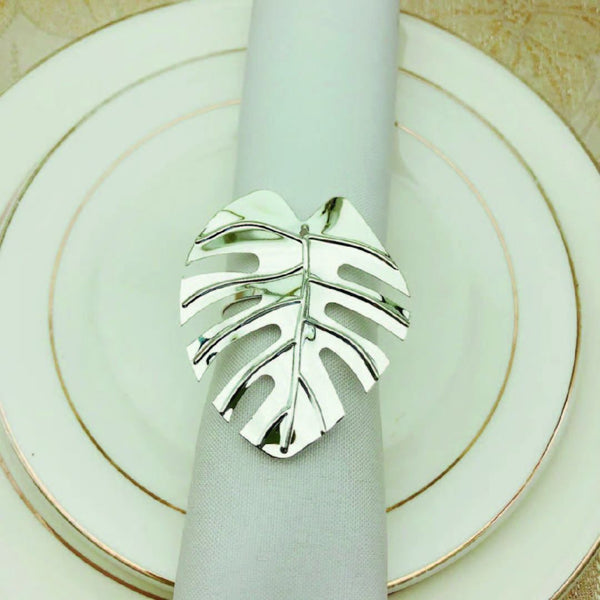 Leaf Napkin Ring Set of 6