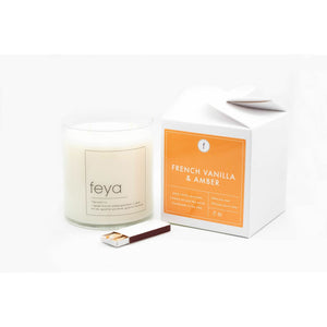 French Vanilla Amber Soy Candle