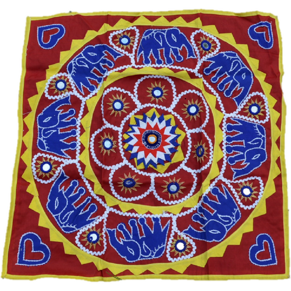 Mandala Applique Boho Tapestry for Wall Decor