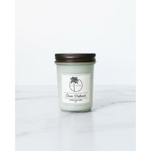 Ocean Driftwood Scent Organic Coconut Wax Candle