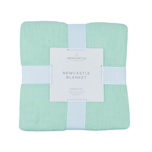 Twin Seafoam Green Oversized Bamboo Blanket