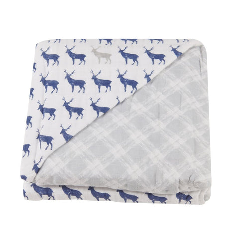 Blue Deer Blanket