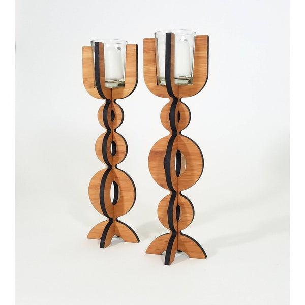Bubble Votive Candlestick in Sustainable Bamboo
