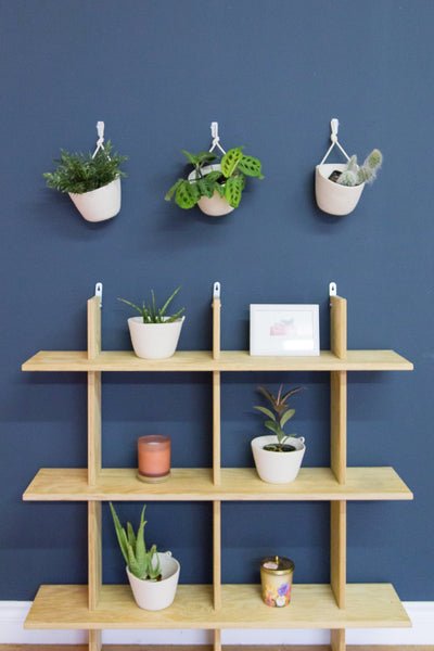 Wall Hanging Planters - White-3