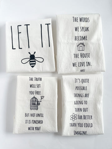 Tea Towels- various messages