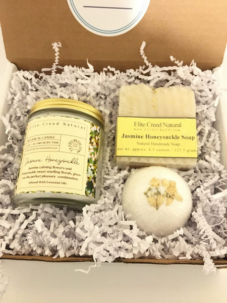 Jasmine Honeysuckle Candle Gift Set-1