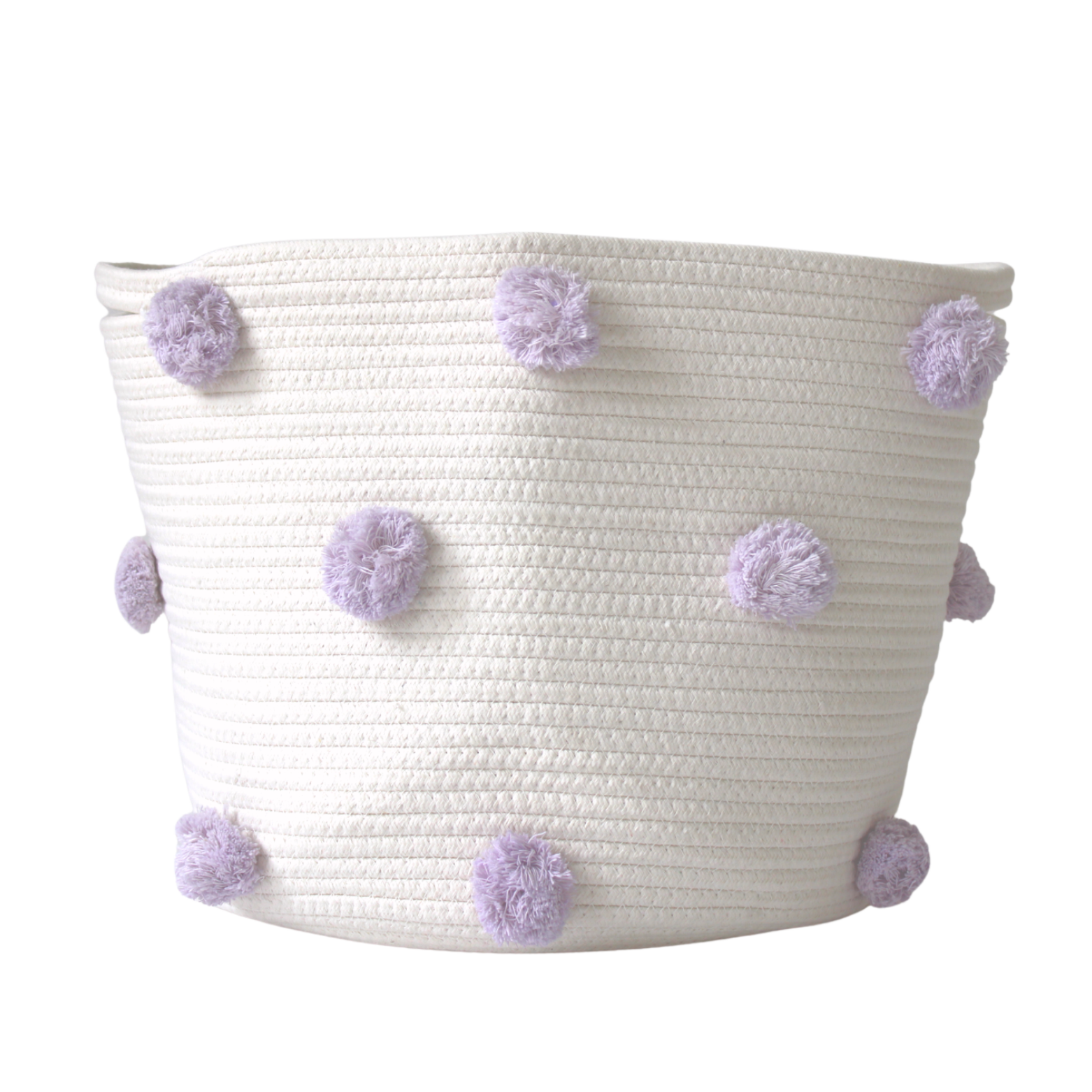 Lilac Pom Basket - Large